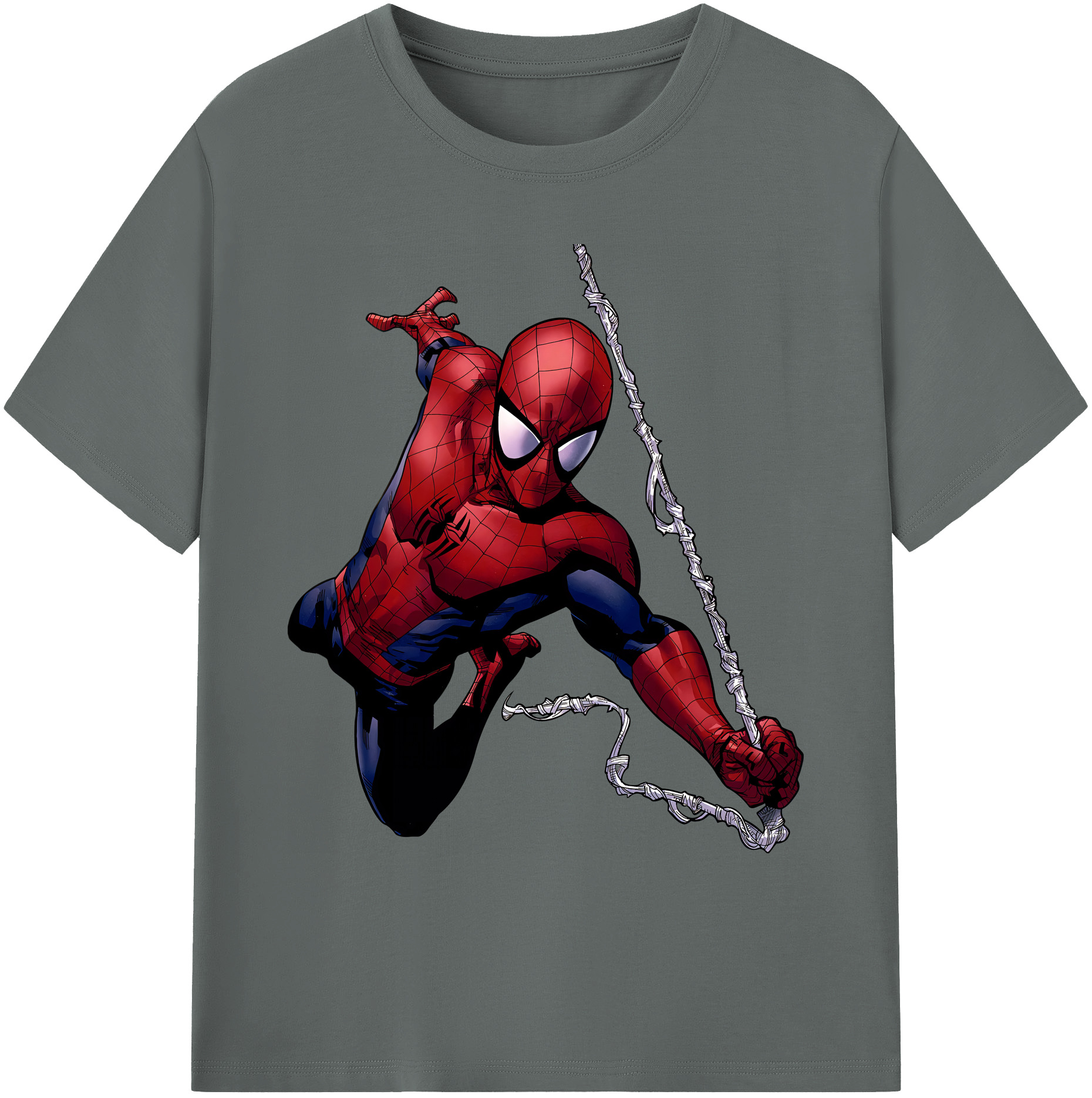 （画像用） Spider Man スパイダーマン 綿100％ メンズ半袖Tシャツ｜肌触りやわらか＆通気性